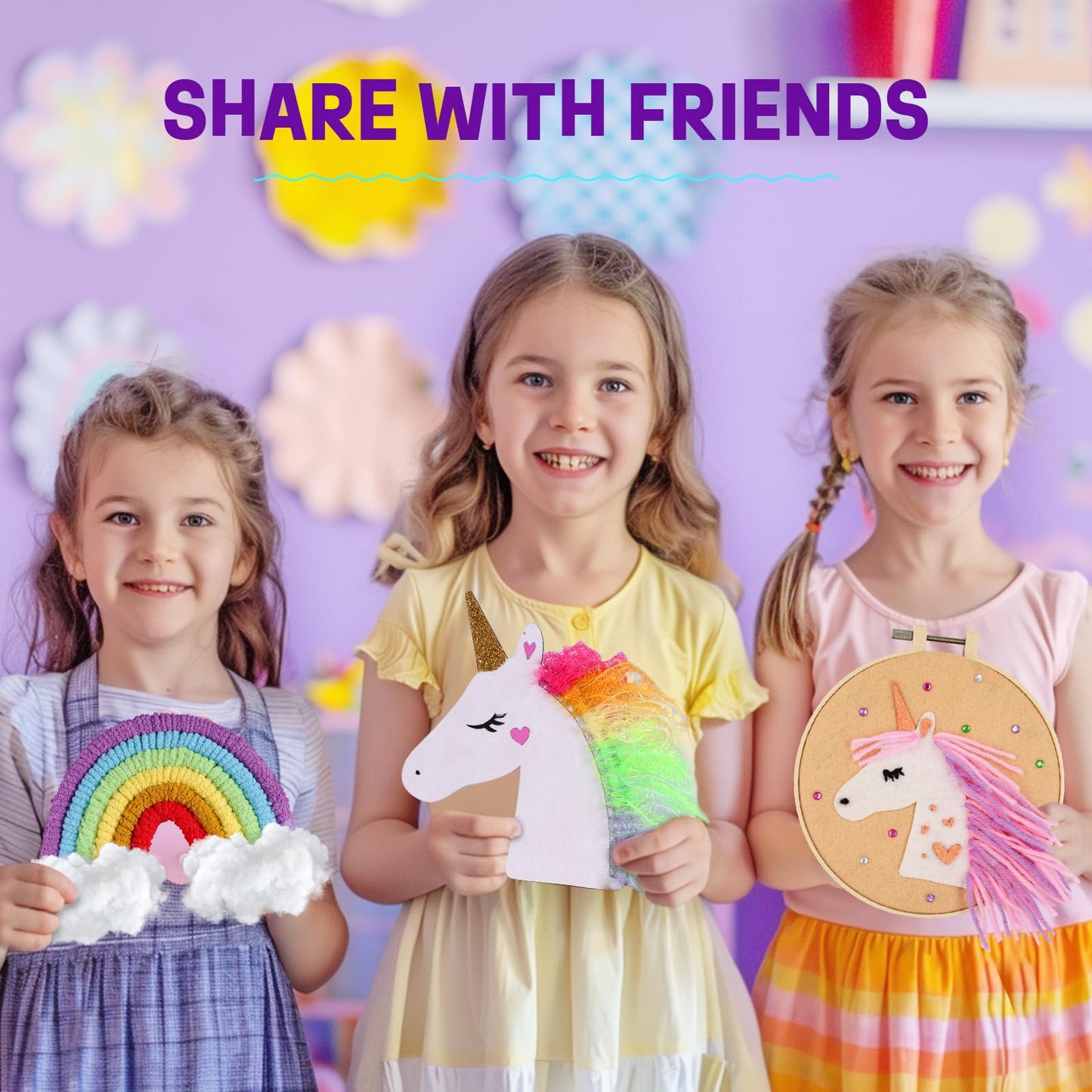 🦄 3pc Unicorn Craft Kit – Magical DIY Fun! 🦄