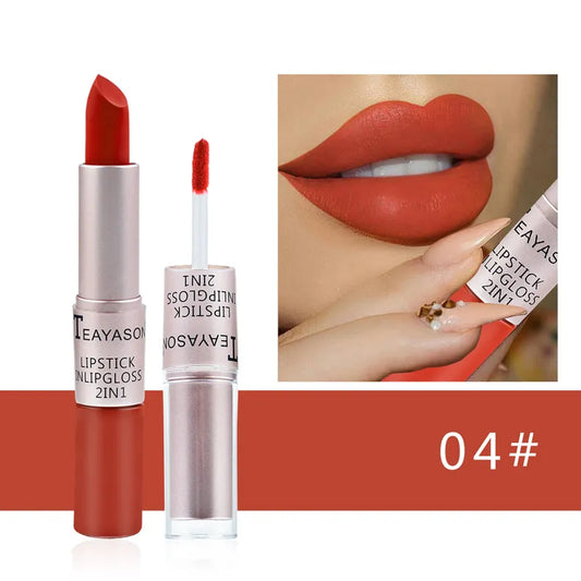 2pc No 4. Lipstick & Lipgloss Set