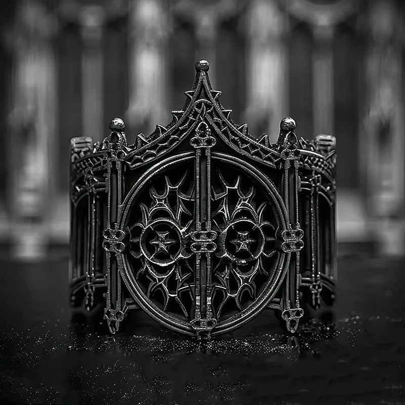 Gothic Castle Adjustable Rings