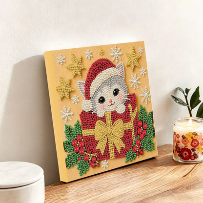 Christmas Pets Diamaond Paintings 20*20cm (Multiple Designs!)