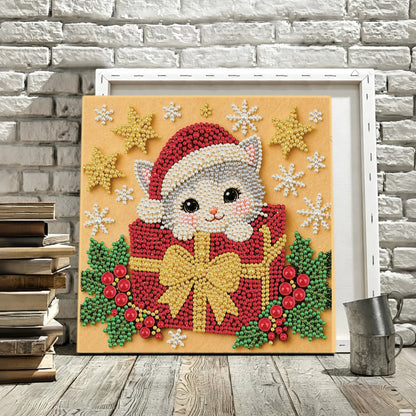 Christmas Pets Diamaond Paintings 20*20cm (Multiple Designs!)