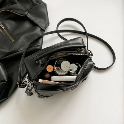 🖤 Black Pleather Skeleton Handbag 💀
