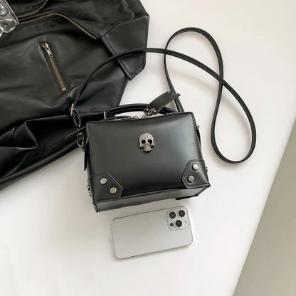 🖤 Black Pleather Skeleton Handbag 💀