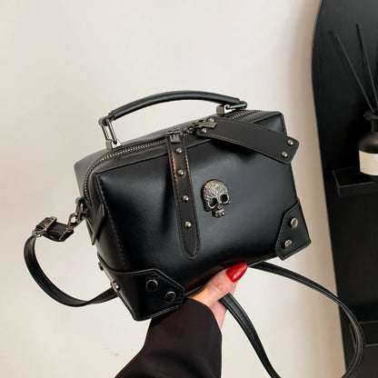 🖤 Black Pleather Skeleton Handbag 💀