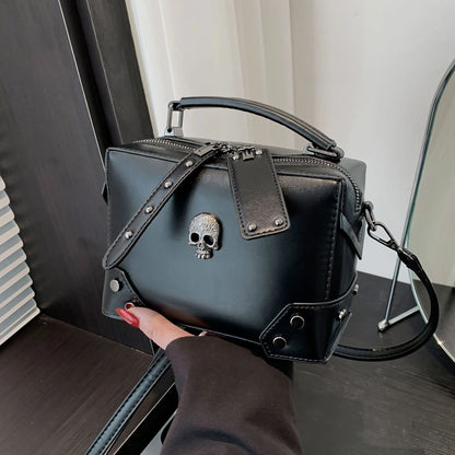 🖤 Black Pleather Skeleton Handbag 💀