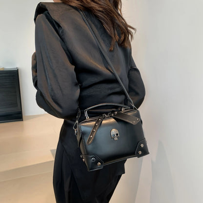 🖤 Black Pleather Skeleton Handbag 💀