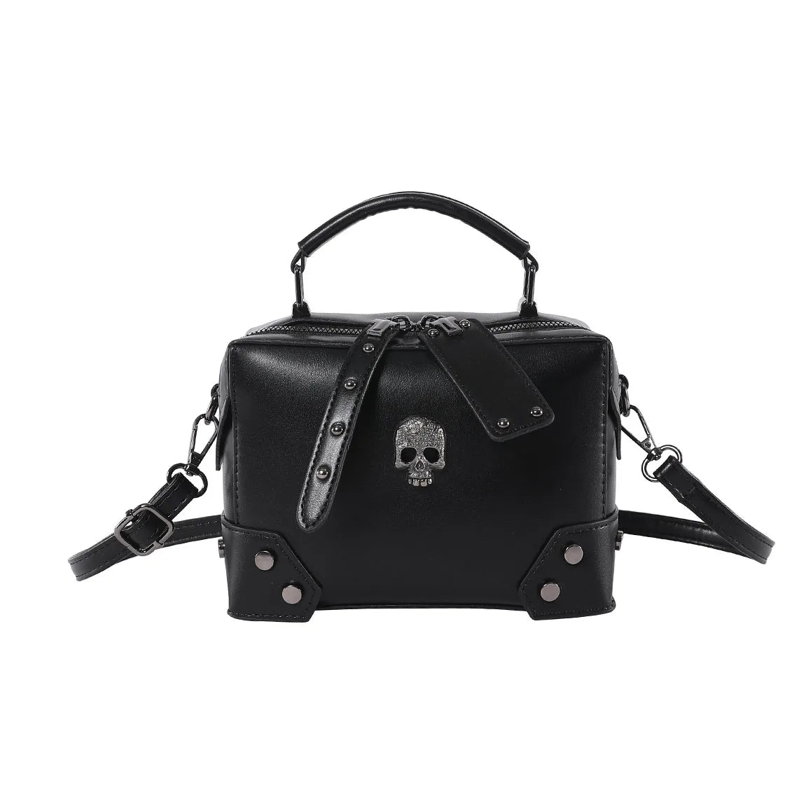 🖤 Black Pleather Skeleton Handbag 💀