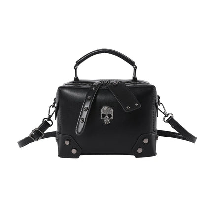 🖤 Black Pleather Skeleton Handbag 💀