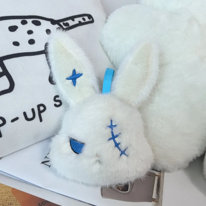 🐇 Scary Plush Rabbit Keychains 🐇