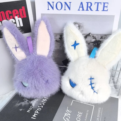 🐇 Scary Plush Rabbit Keychains 🐇