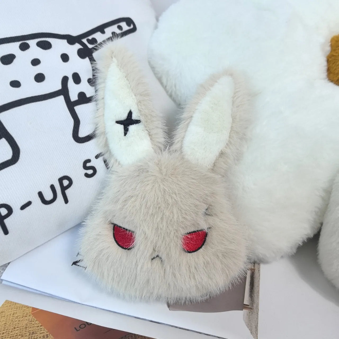 🐇 Scary Plush Rabbit Keychains 🐇