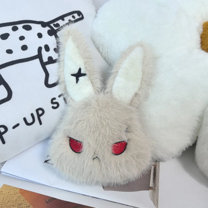 🐇 Scary Plush Rabbit Keychains 🐇