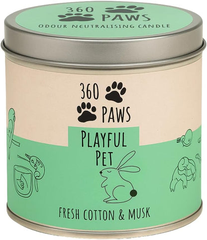 360 Paws Playful Pet Odour Neutralising Candle