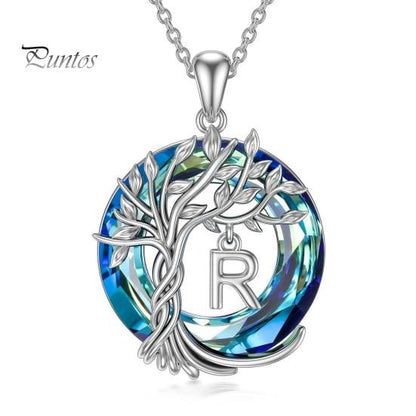 Initial Tree of Life Necklace