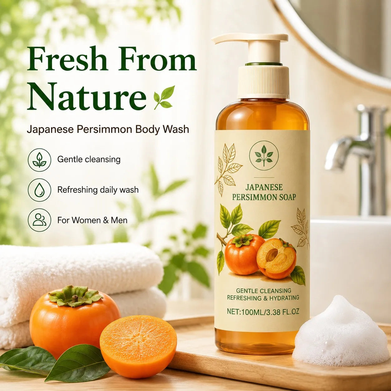 🍊 Japanese Persimmon Body Wash 🍊