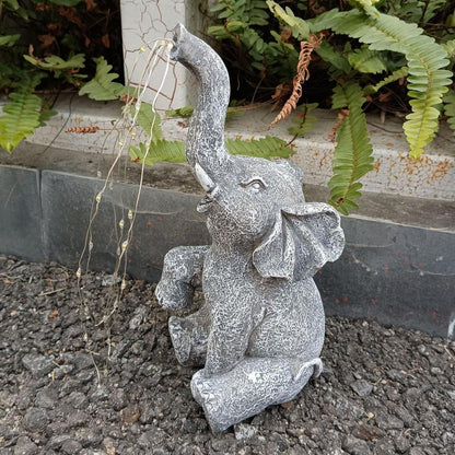 🐘 Solar Elephant LED Statue 🐘
