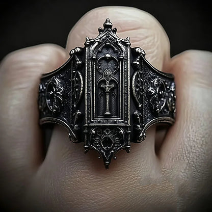 Gothic Castle Adjustable Rings