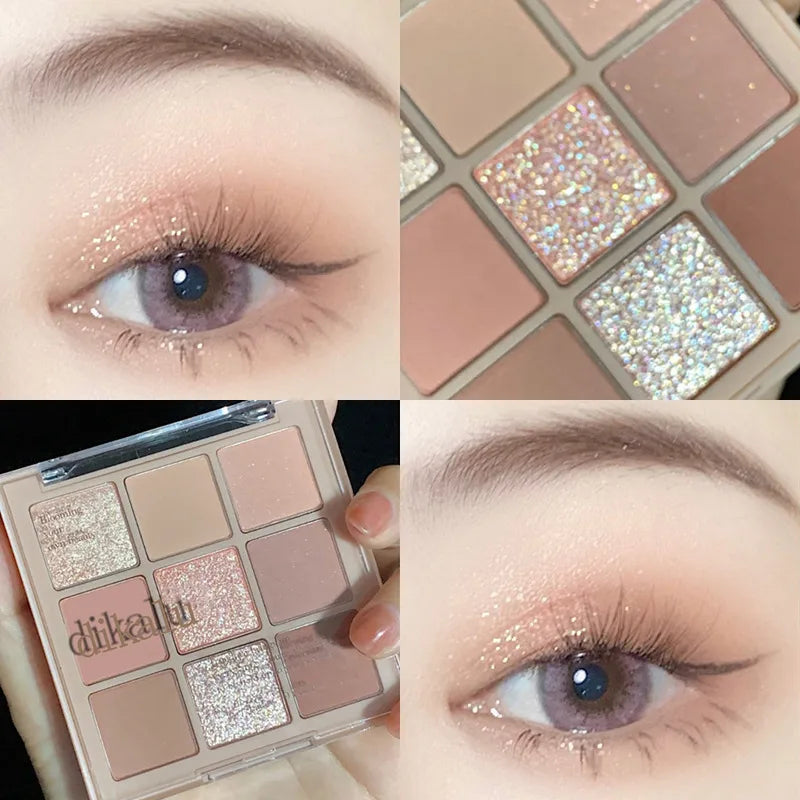 Milk Tea Nine-Color Eye Shadow 02# Sunset Afterglow
