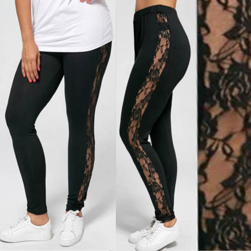 Sexy Hollow-Out Lace Leggings