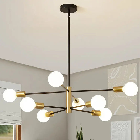 Sputnik Chandelier Ceiling Light (8)