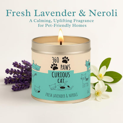 360 Paws Curious Cat Odour Neutralising Candle