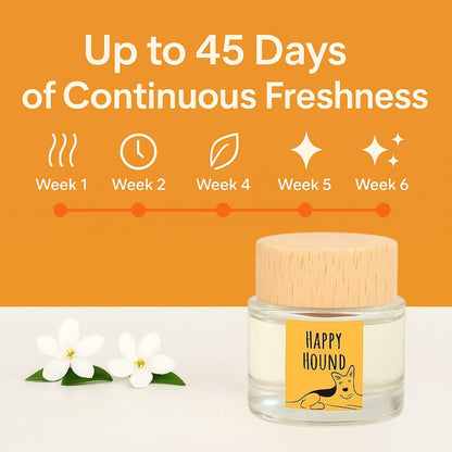 Happy Hound Pet Odour Neutralising Diffuser – Fresh Jasmine & Tonka