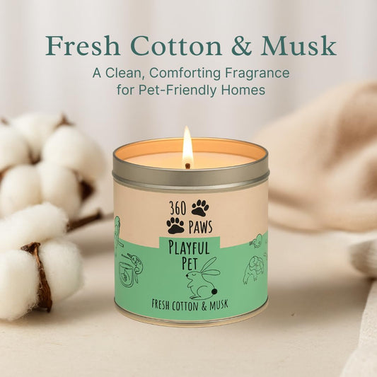 360 Paws Playful Pet Odour Neutralising Candle
