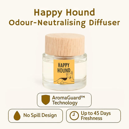 Happy Hound Pet Odour Neutralising Diffuser – Fresh Jasmine & Tonka