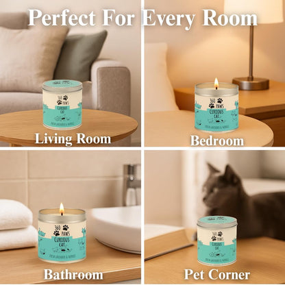 360 Paws Curious Cat Odour Neutralising Candle