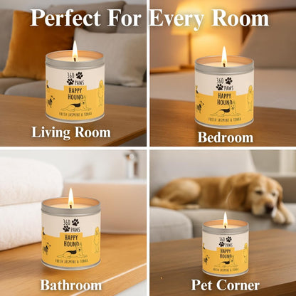 Happy Hound Candle – Fresh Jasmine & Tonka