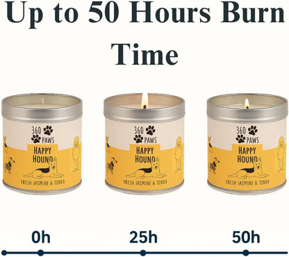 Happy Hound Candle – Fresh Jasmine & Tonka