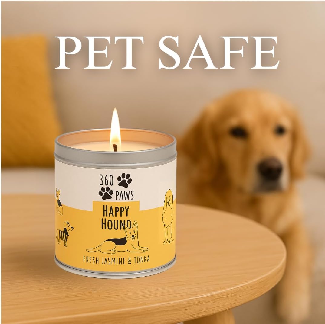 Happy Hound Candle – Fresh Jasmine & Tonka