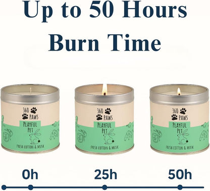 360 Paws Playful Pet Odour Neutralising Candle