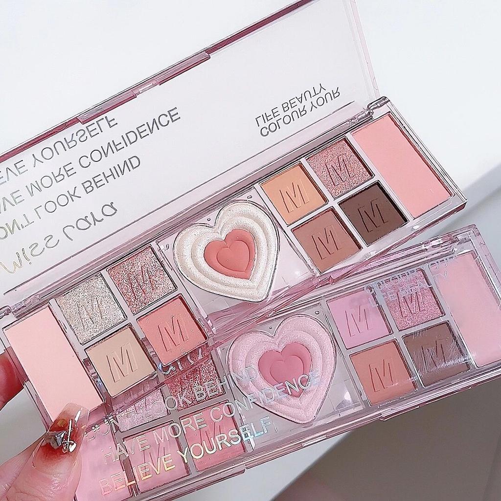 12 Colours Heart Eyeshadow Palettes