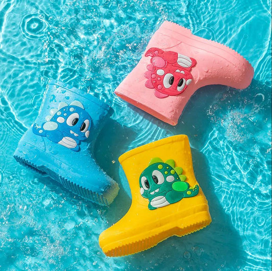 🌧️🦕 Kid's Dino Waterproof Rainboots 🦖💦