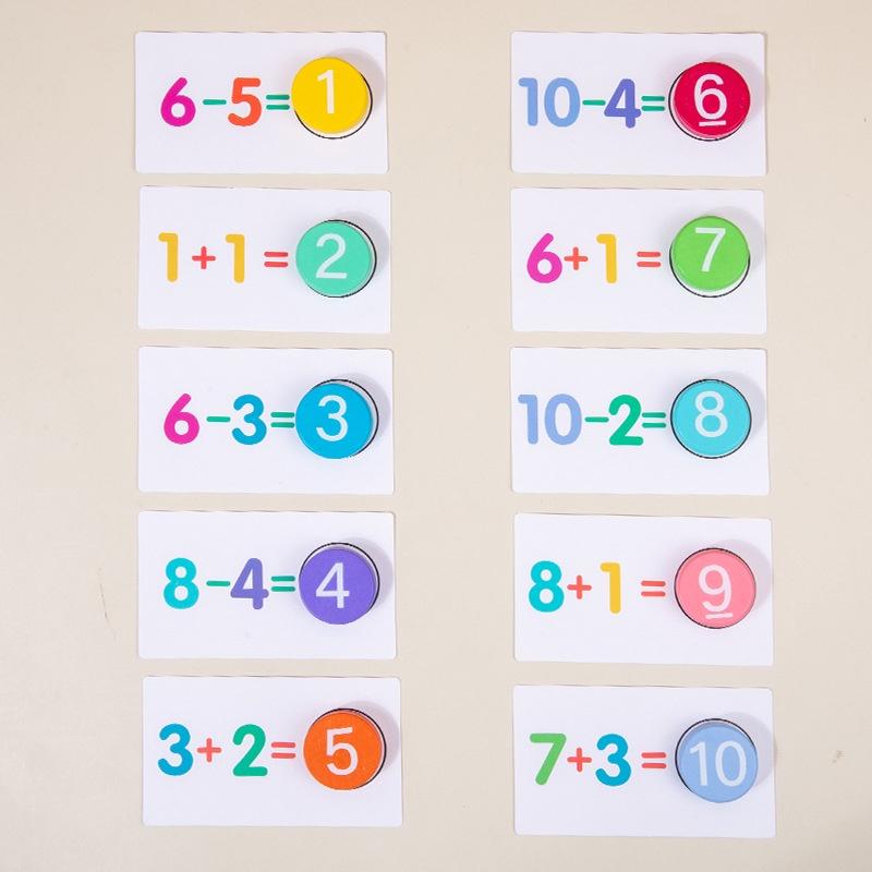 🔢🌈 Wooden Montessori Math Learning Toy Set 🌈🔢