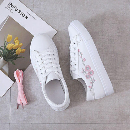 👟🌸 Blue & Pink Floral Trainers 🌸👟