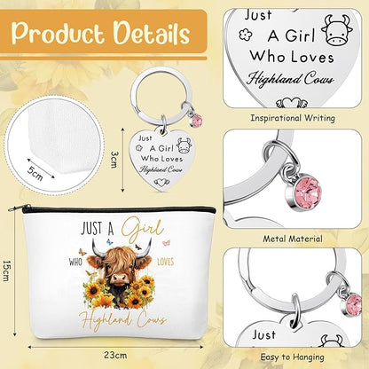 4pc Highland Cow Gift Set