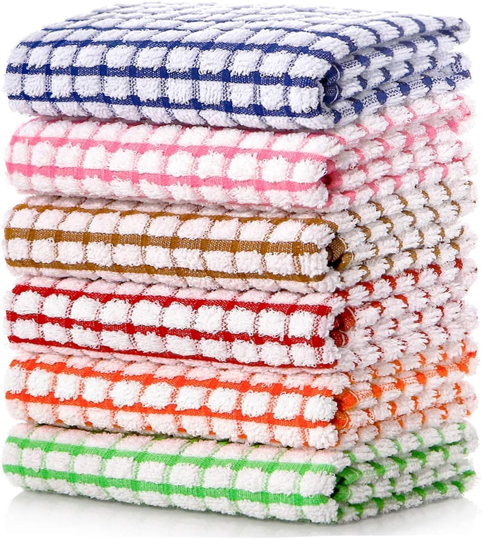 6pc Kitchen Dish Towels 16inch*25inch
