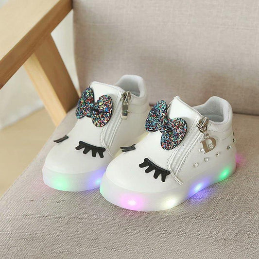 🤍 Children's Light Up White Boots 🤍