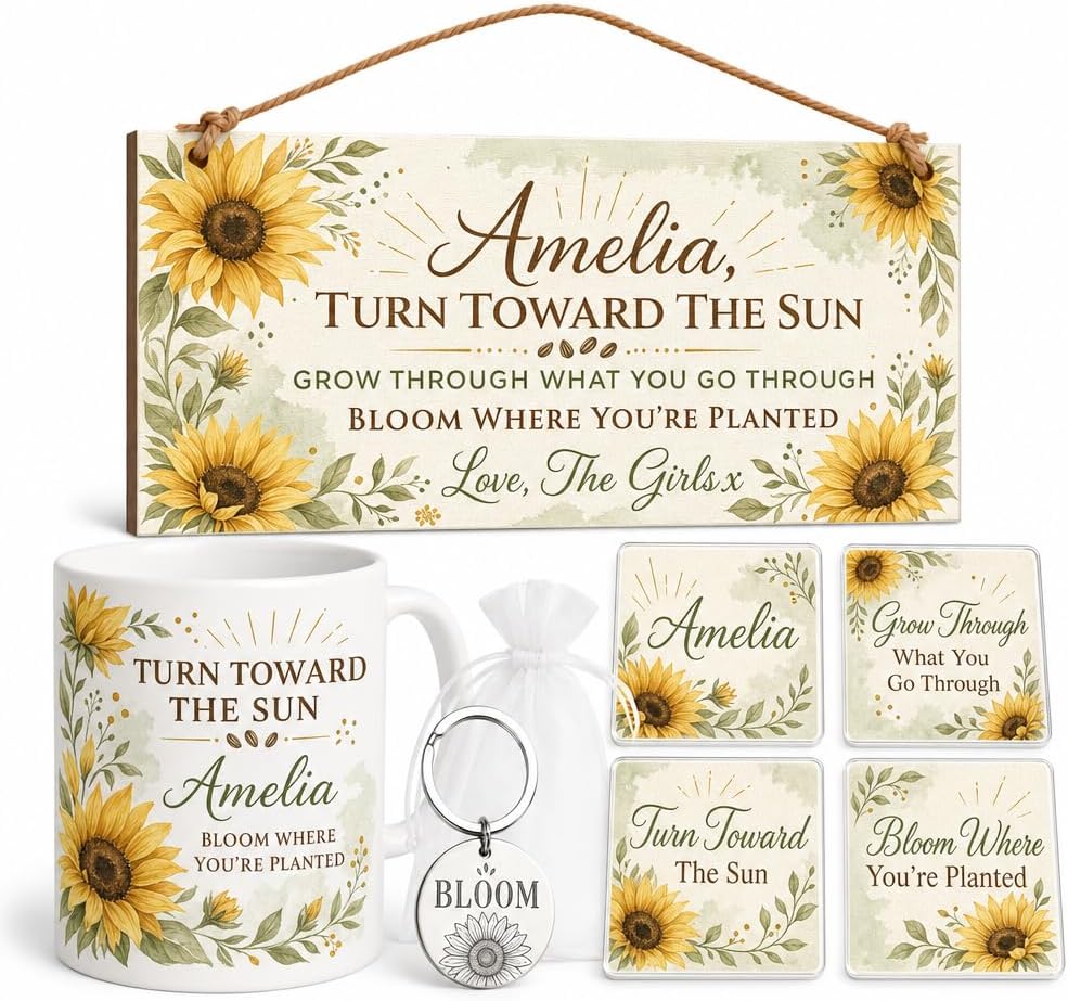Sunflower Personalised Gift Box