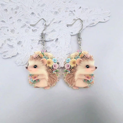 🦔 Cute Lil' Hedgehog Earrings 🦔