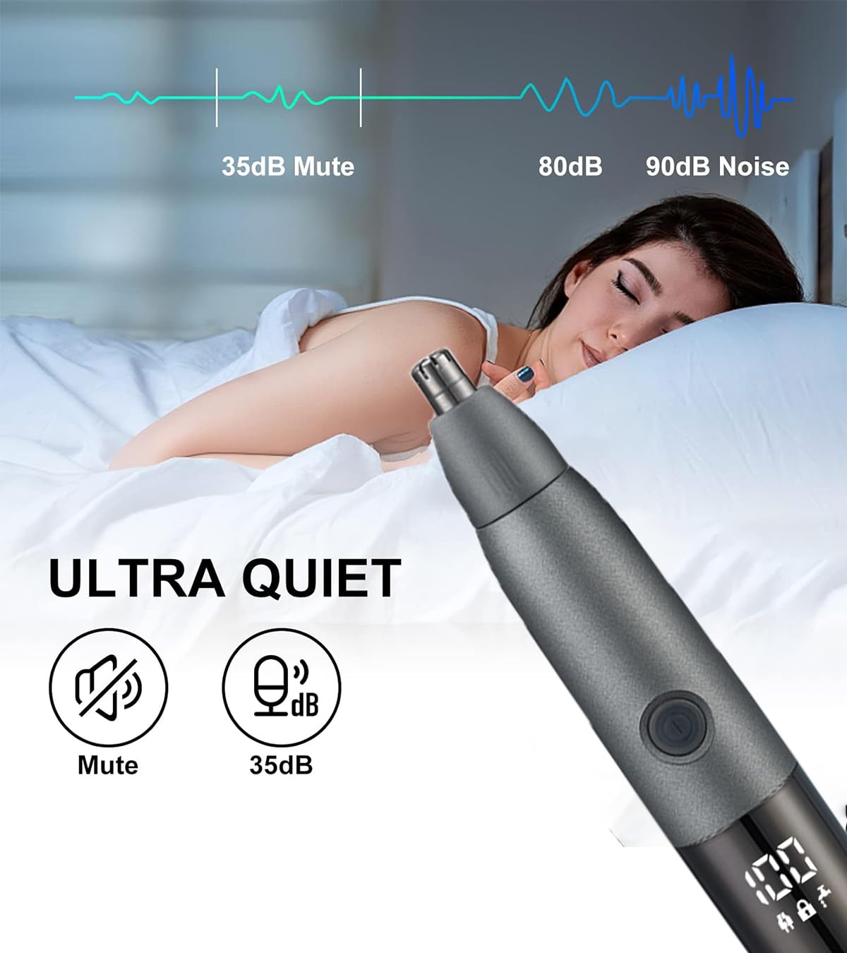 Ear and Nose Hair Trimmer for Men