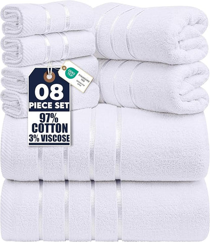 8pc Luxury Towel Set (Multiple Colours Available!)