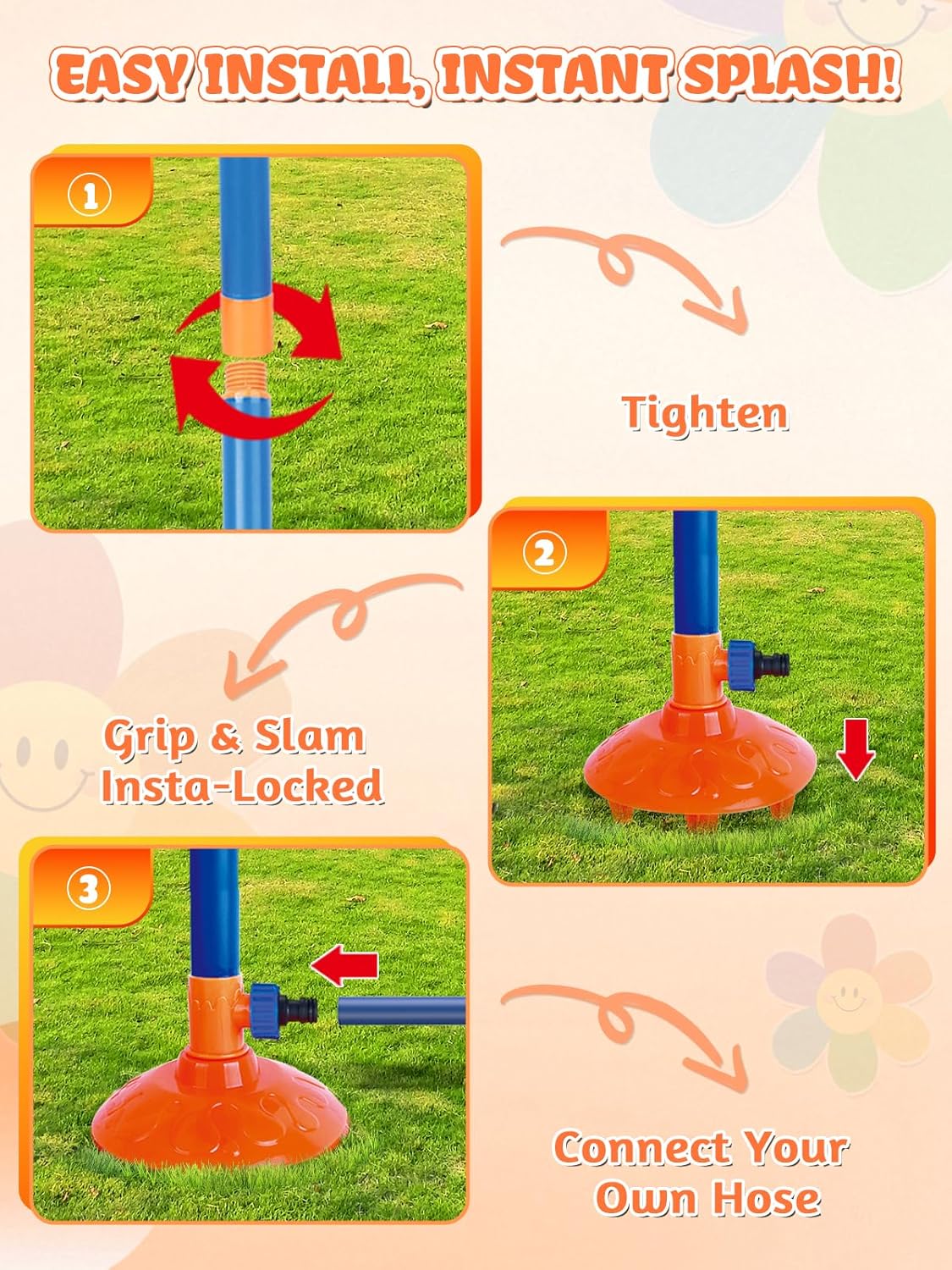 Water Sprinkler Outdoor Toy
