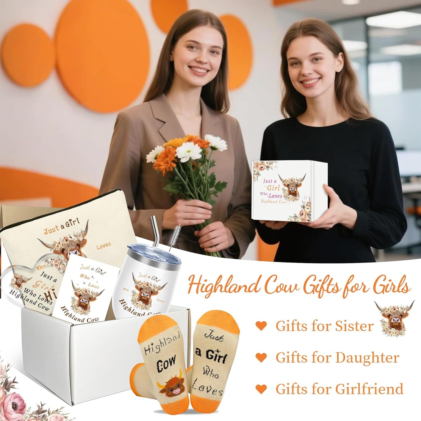 Highland Cow Gift Set