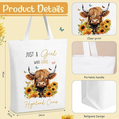 4pc Highland Cow Gift Set