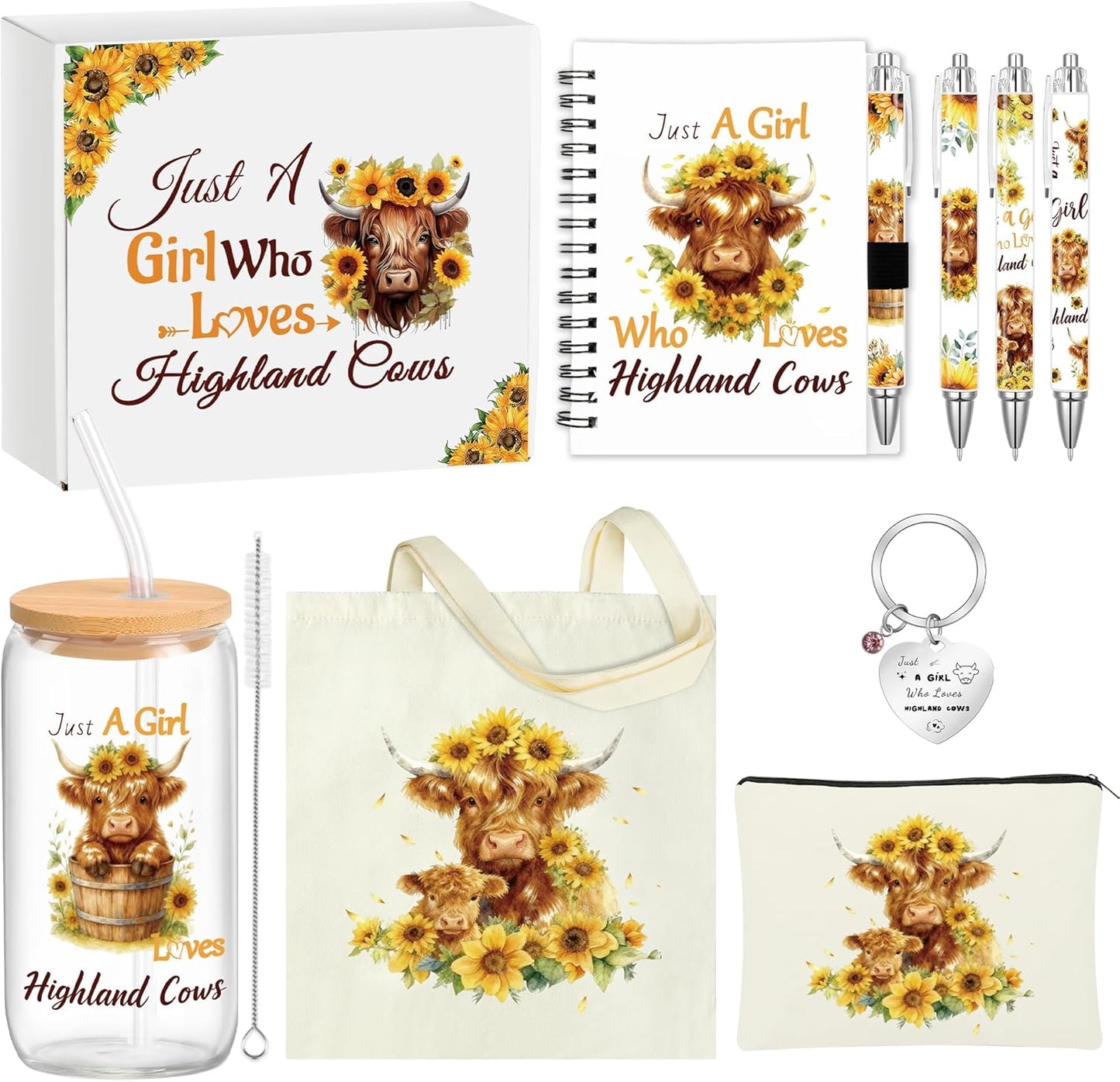Highland Cow Gifts Set