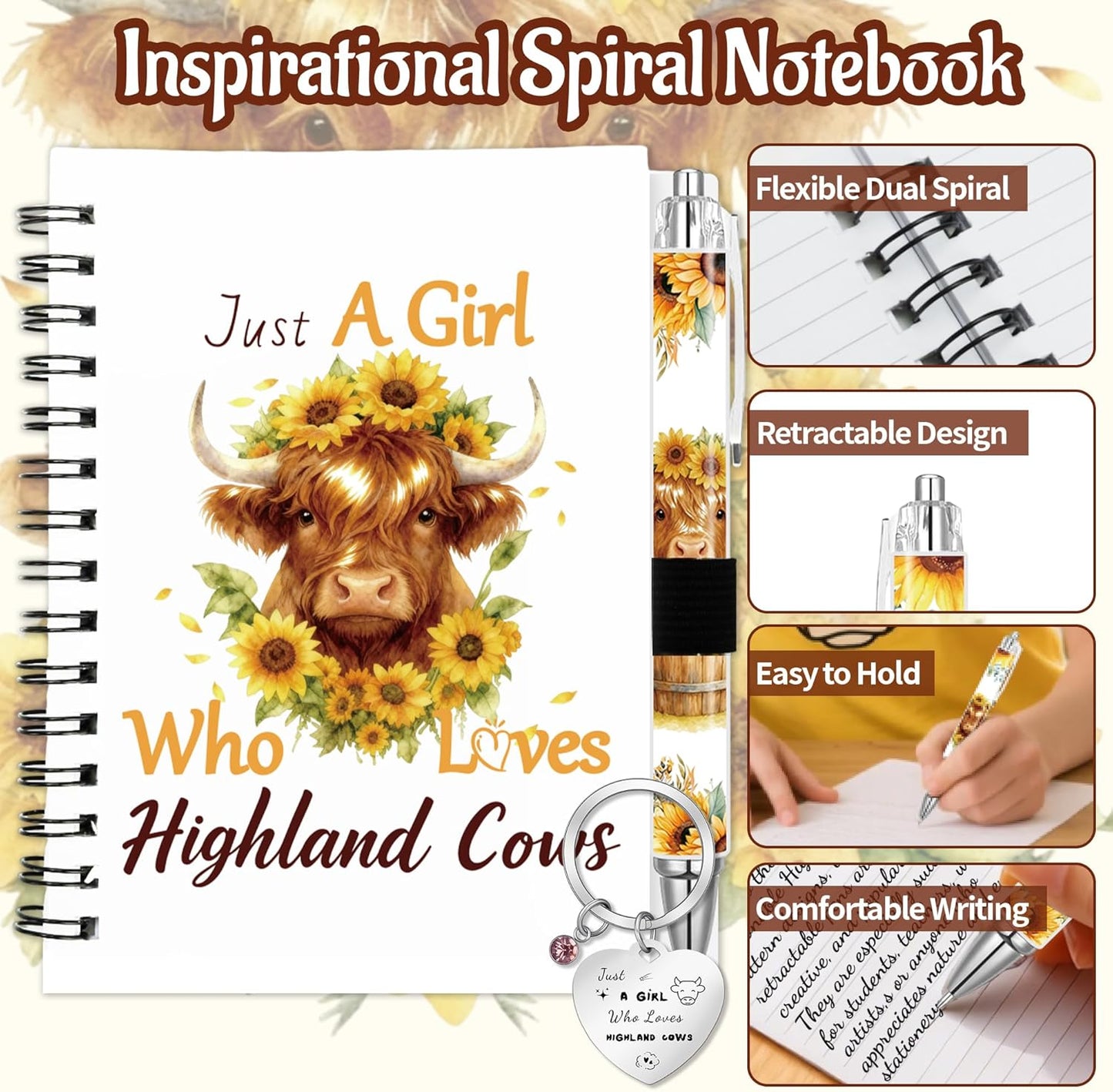 Highland Cow Gifts Set