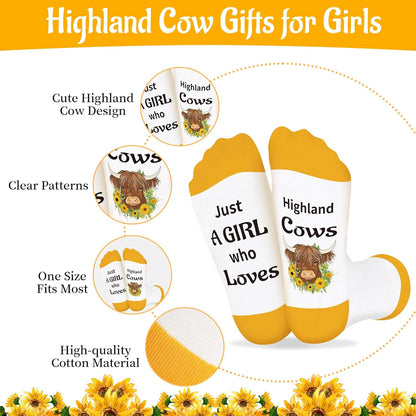 6pc Highland Cow Gift Set